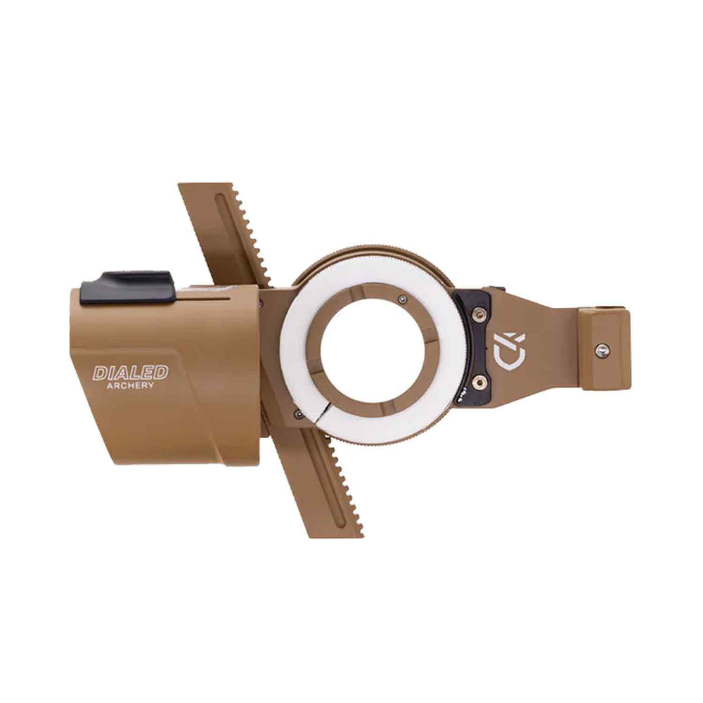 Dialed ARXOS Picatinny Sight with Black VOID Dial STUB XR (2-pin .010)