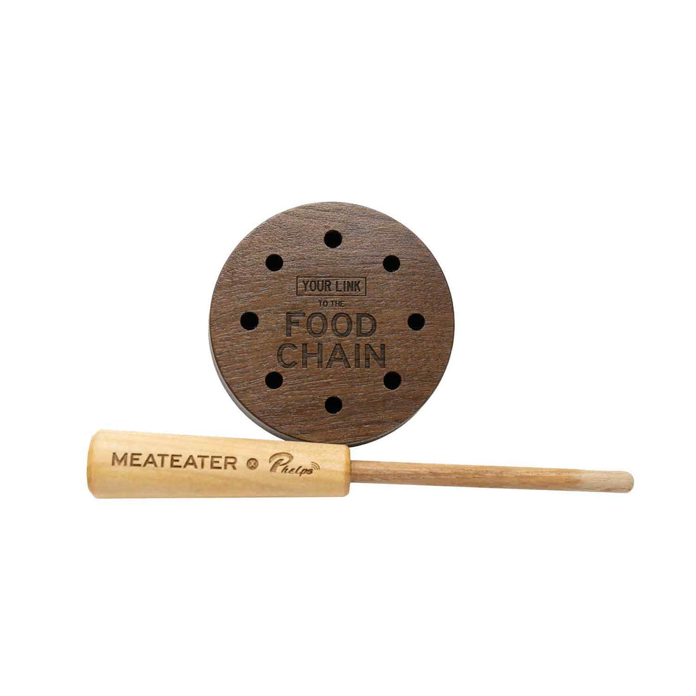 Phelps MeatEater X Walnut Glass/Slate Turkey Pot Call