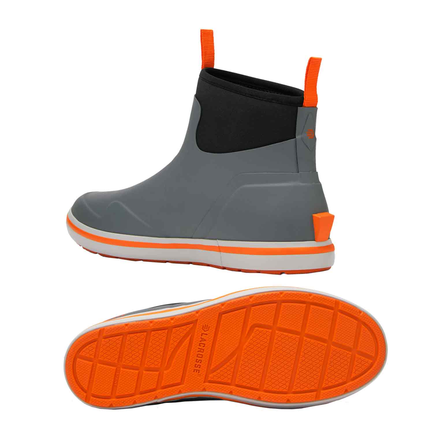 LaCrosse Alpha Deck Boot (Gray/Orange)