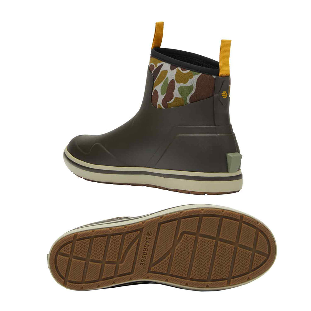 LaCrosse Alpha Deck Boot (Black Olive/Camo)