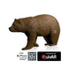 Delta McKenzie Walking Brown Bear QuivAR Enabled 3D Target