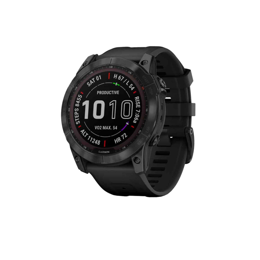 Garmin fēnix 7X Black Smart Watch - Sapphire Solar Edition