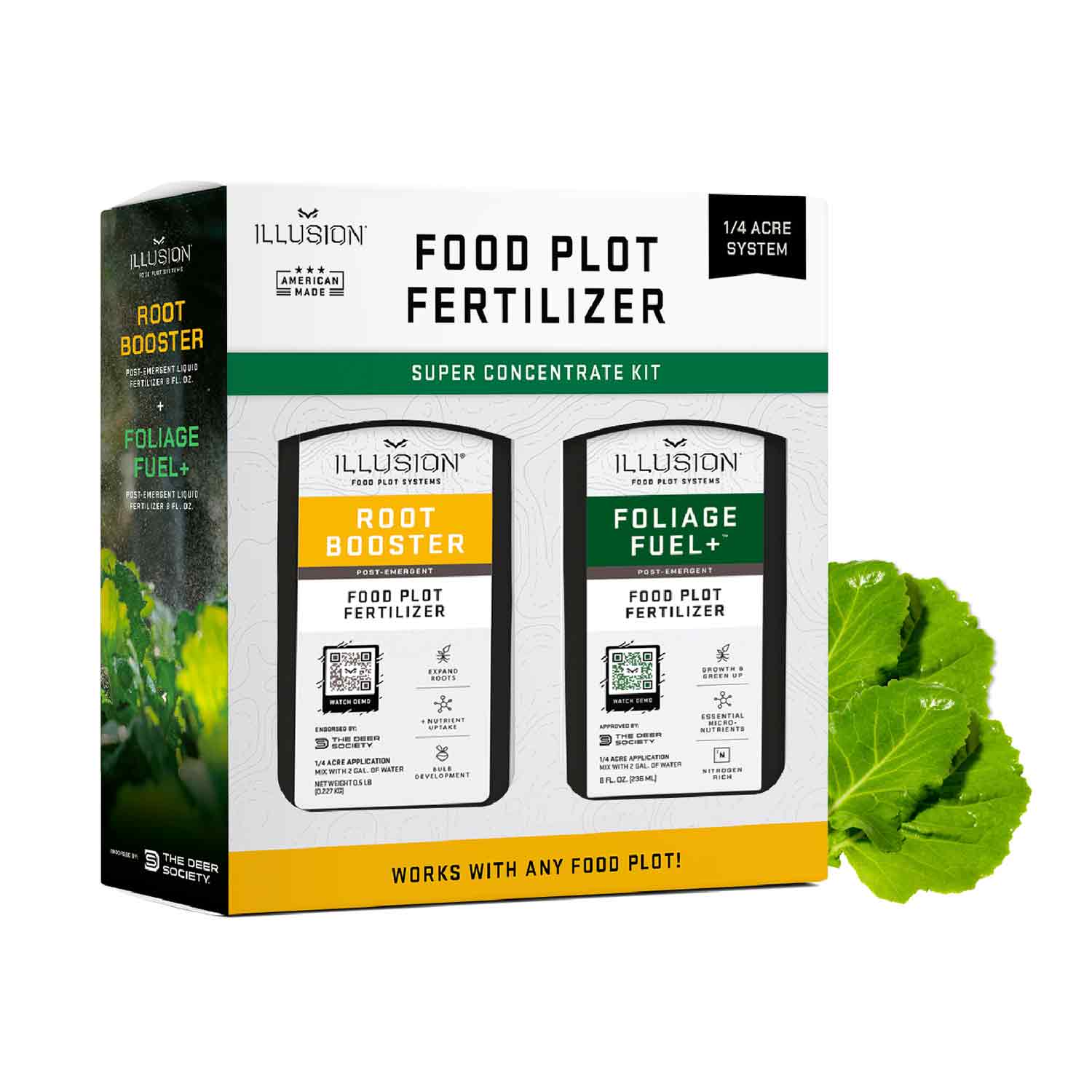 deer food plot herbicides Illusion Systems Food Plot Fertilizer Combo