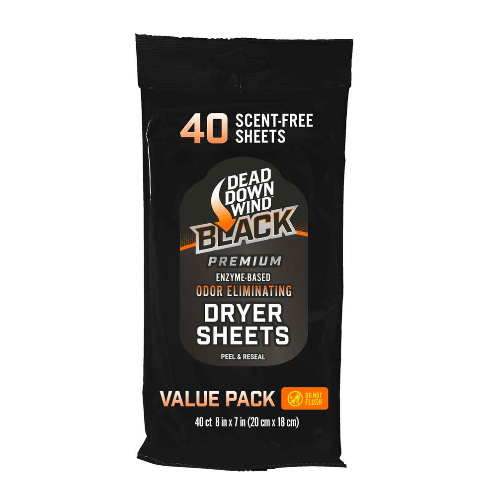 Dead Down Wind Black Premium Dryer Sheets