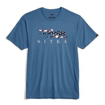 Sitka Icon Flag Tee (Grey and Black)