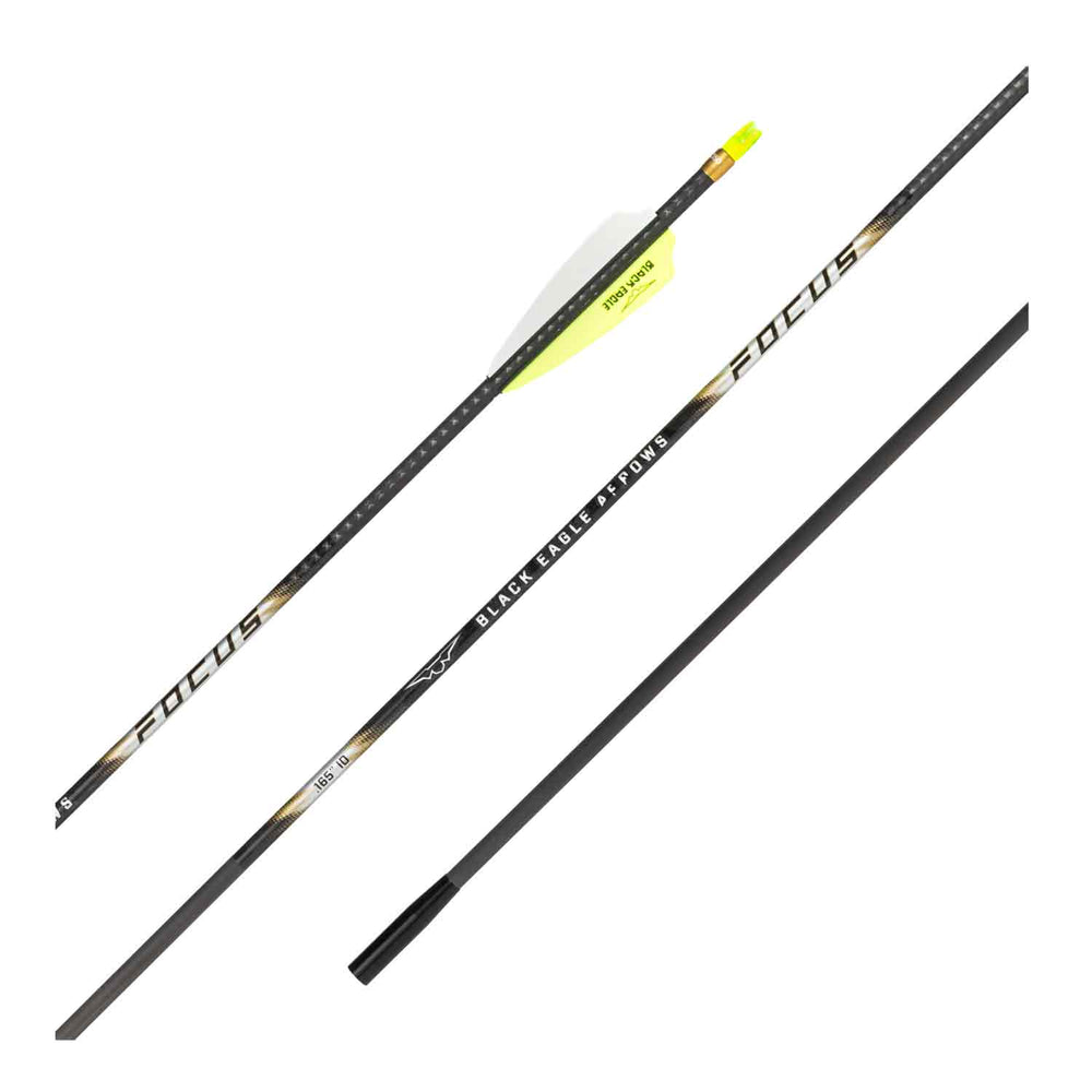 Black Eagle FOCUS V1 Fletched .165 Carbon Arrows