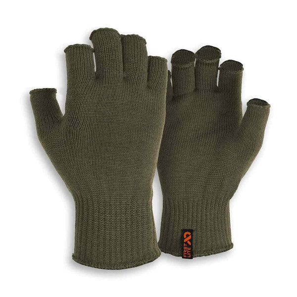 First Lite Talus Fingerless Merino Glove (Conifer) – Lancaster