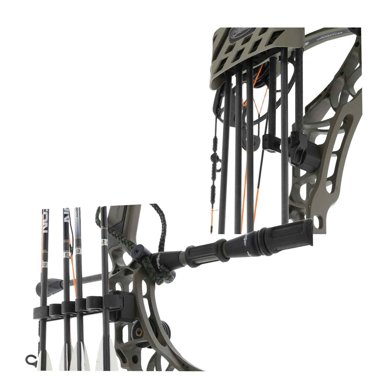 Bowfinger Quiver Spacer Kit (Mathews Low Profile Quivers) (Clearance X1043537)