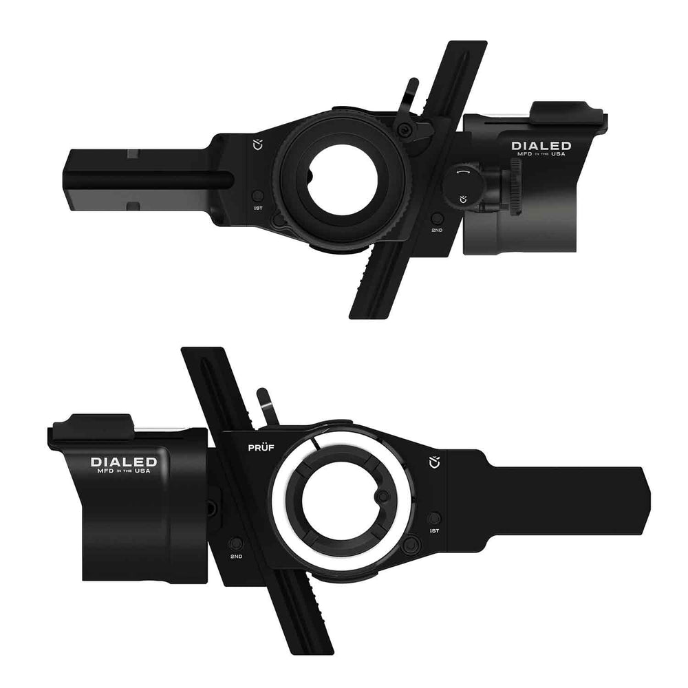 Dialed PRÜF Sight w/3H Mag Black, Bridgelock