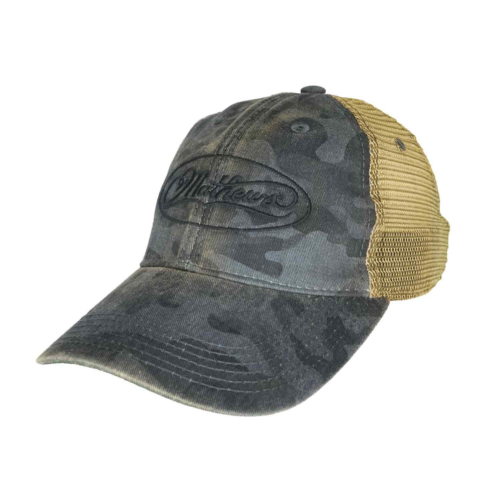 Mathews Black Camo Cap
