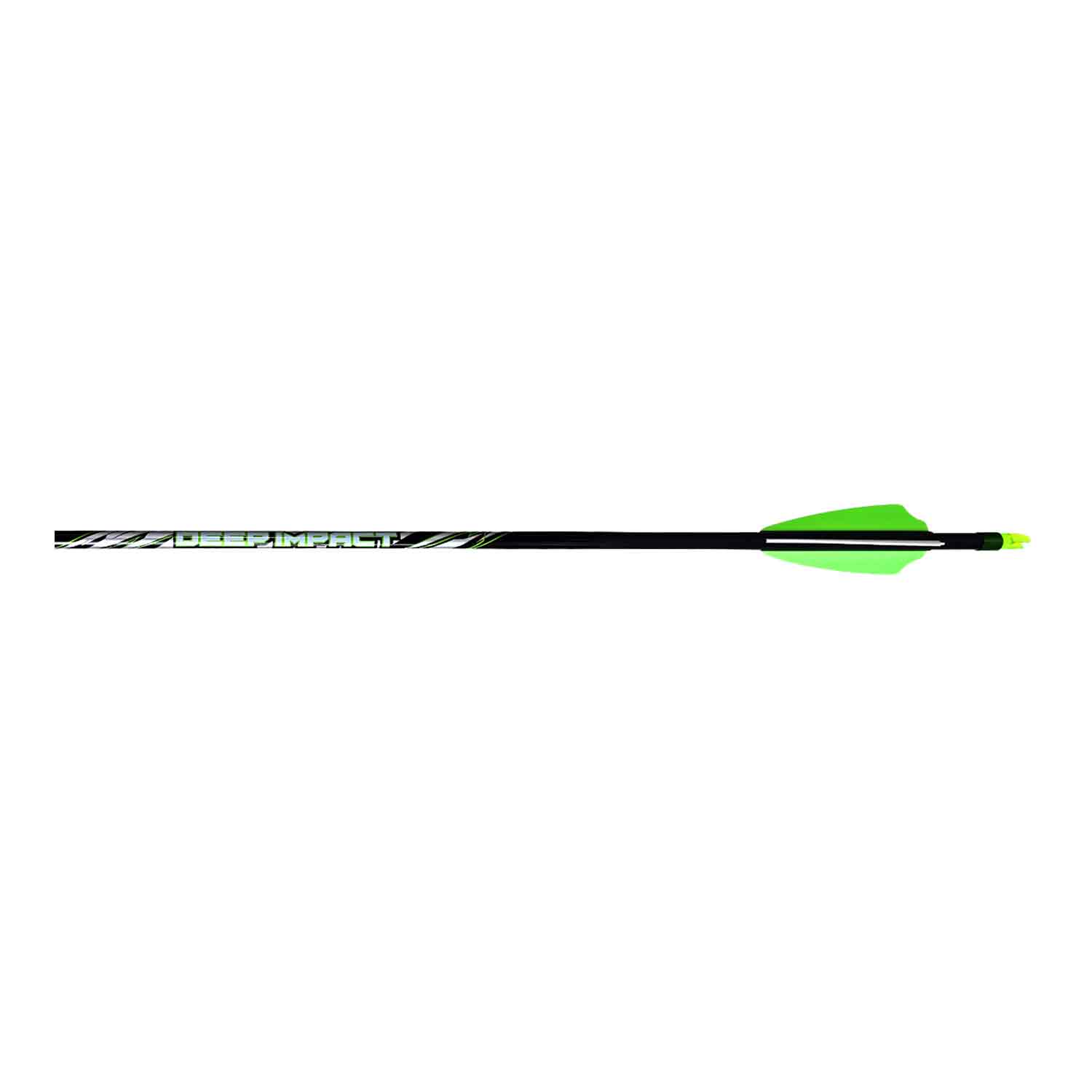 Black Eagle Deep Impact V2 Fletched Arrows (.001) (400 Spine - 6 Pack) (Open Box X1043586)