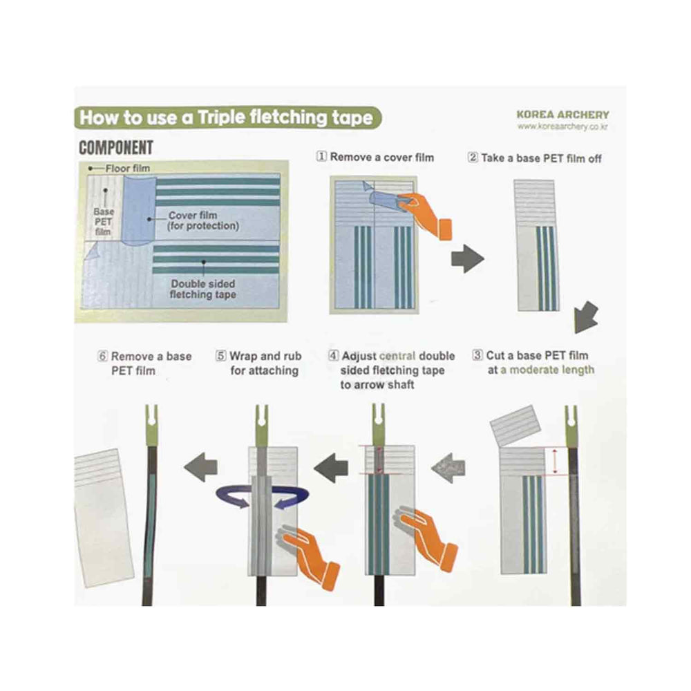 Korea Archery Jet6 Triple Tape