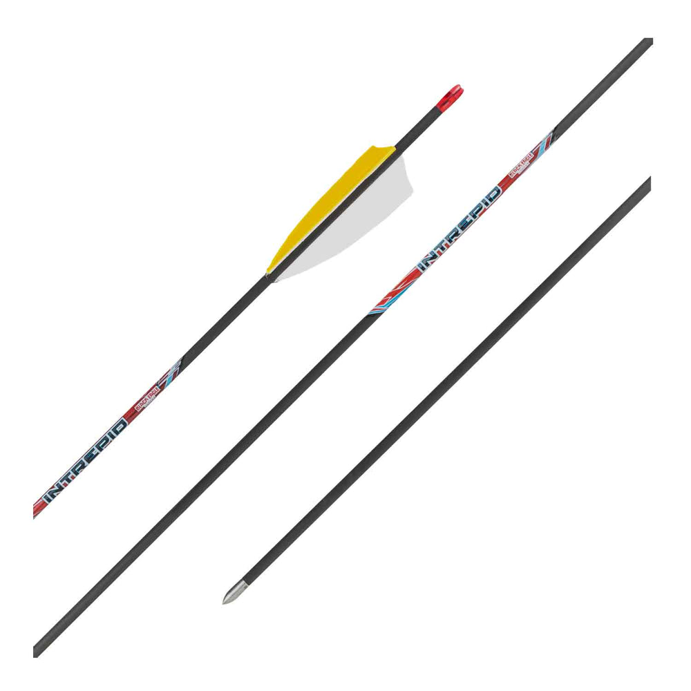 Black Eagle Intrepid Feather Fletched Arrows