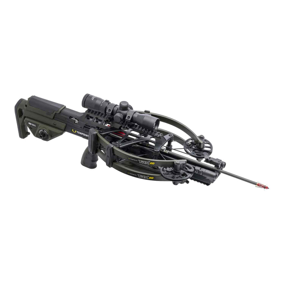 TenPoint TRX26 Moss Green Crossbow Package w/Rangemaster 100