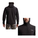 Sitka Alpha Fleece Black Hooded Jacket