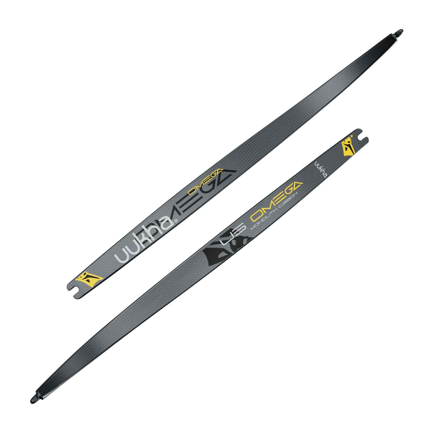 Uukha Omega U5 Monolith Carbon S-Curve ILF Recurve Limbs-66-38lb (Open Box X1045942)