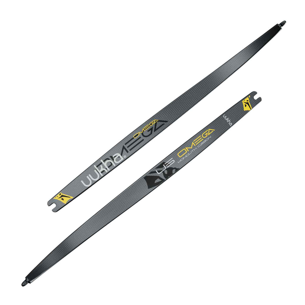 Uukha Omega U5 Monolith Carbon S-Curve ILF Recurve Limbs-66-38lb (Open Box X1045942)