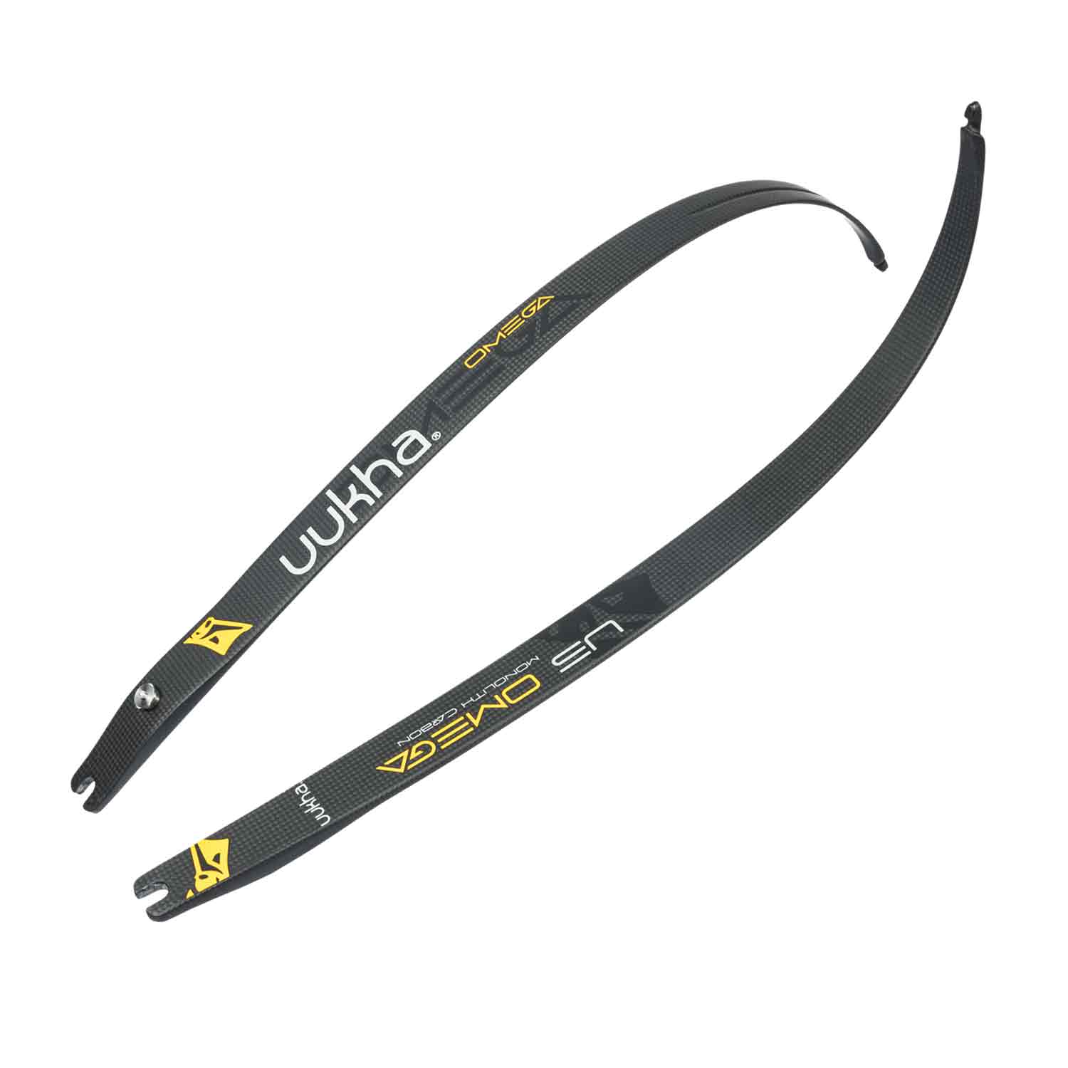 Uukha Omega U5 Monolith Carbon S-Curve ILF Recurve Limbs-68-38lb (Open Box X1046885)