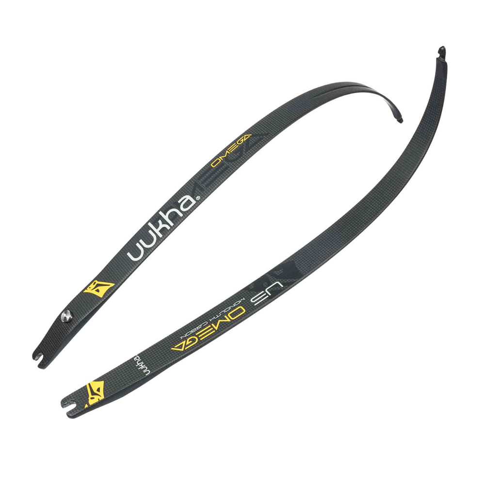 Uukha Omega U5 Monolith Carbon S-Curve ILF Recurve Limbs-68-38lb (Open Box X1046885)