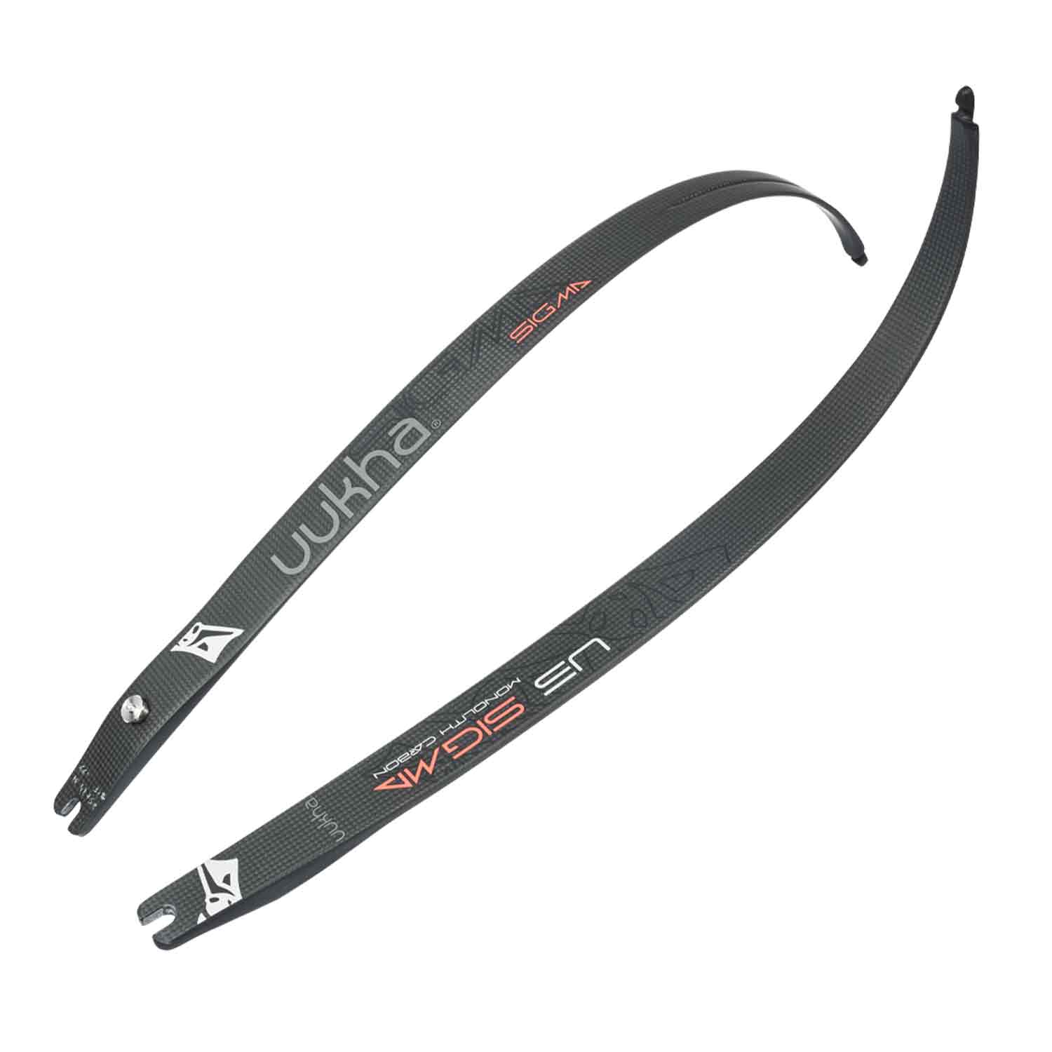 Uukha Sigma U5 Monolith Carbon ILF Recurve Limbs-68-38lb (Open Box X1047439)