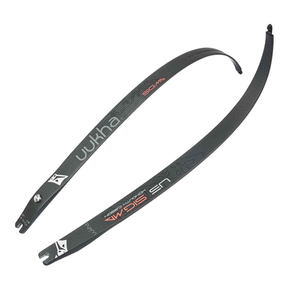 Uukha Sigma U5 Monolith Carbon ILF Recurve Limbs-68-38lb (Open Box X1047439)
