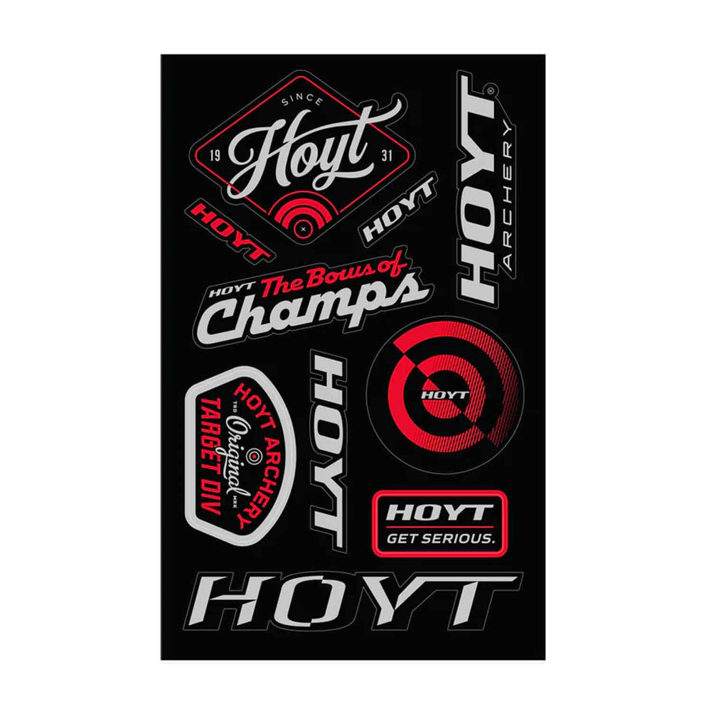Hoyt Bows of Champs Sticker Sheet