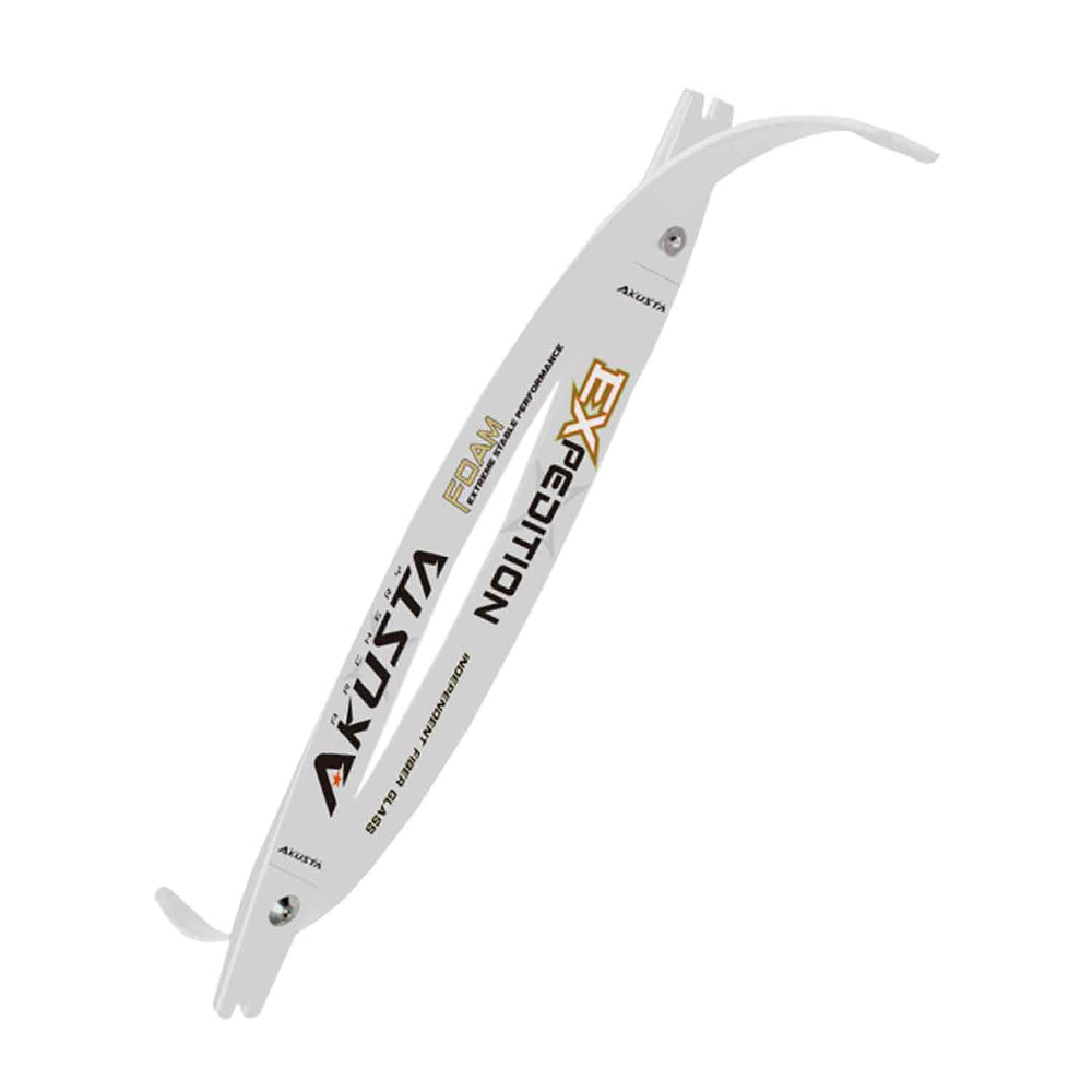 Akusta Expedition Glass/Foam Pearl White ILF Recurve Limbs-68-20lb (Open Box X1046379)