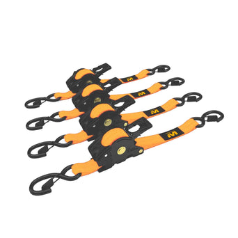Muddy Retractable Ratchet Strap 4-Pack