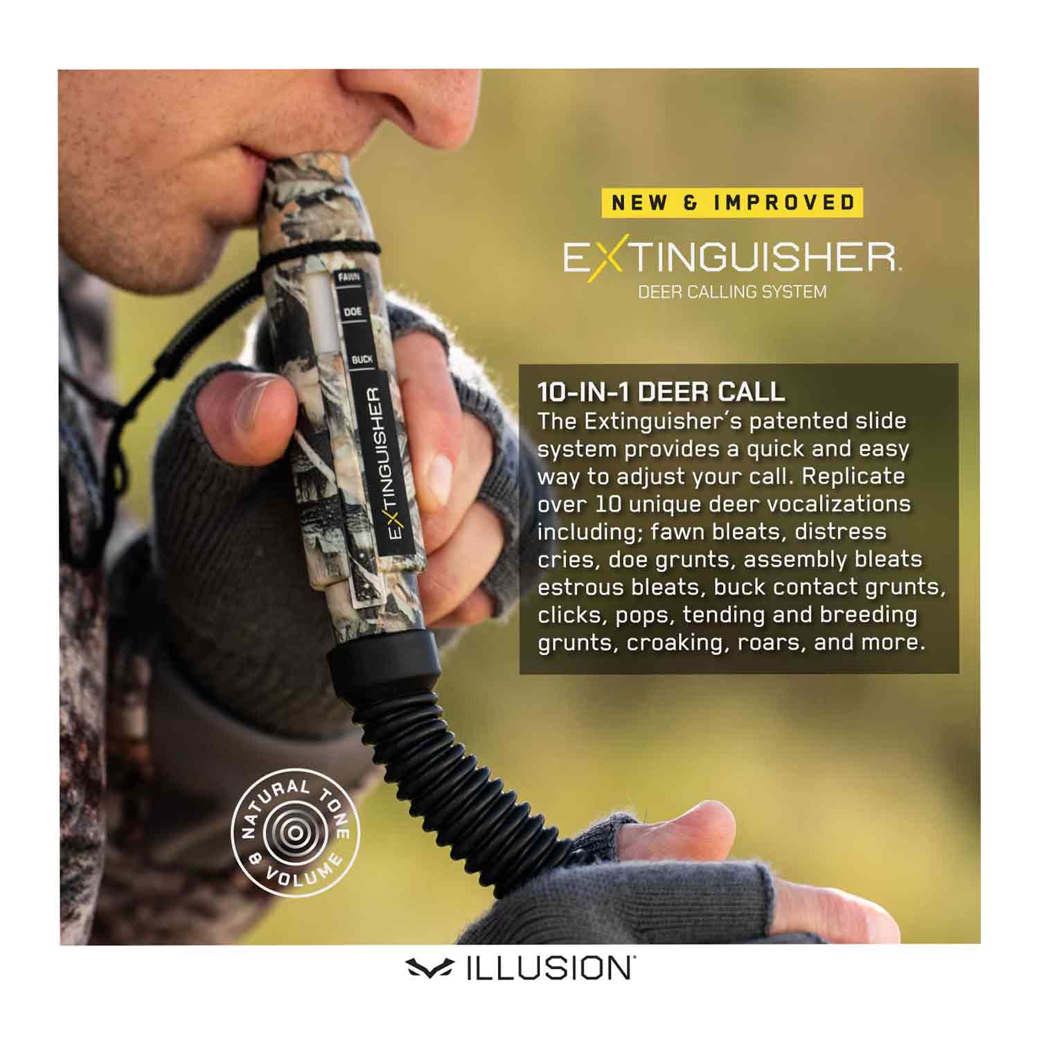 Illusion Extinguisher Camo Deer Call