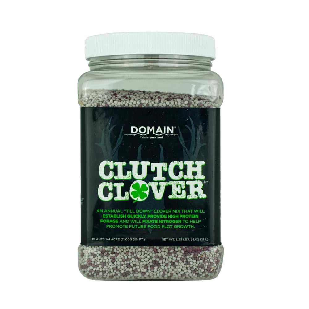 Domain Clutch Clover Food Plot Seed 1/4 Acre