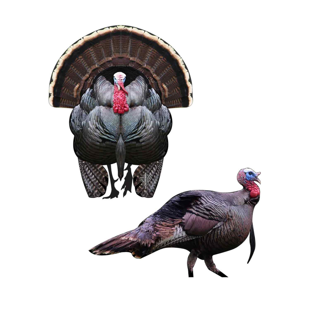 Deadnuts Outdoors 2D Tom Turkey Combo Pack QuivAR Targets