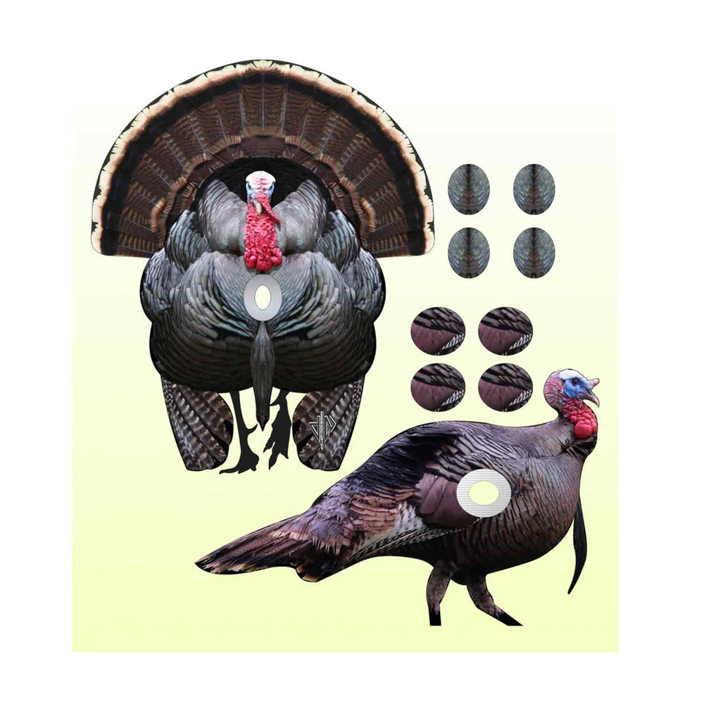 Deadnuts Outdoors 2D Tom Turkey Combo Pack QuivAR Targets