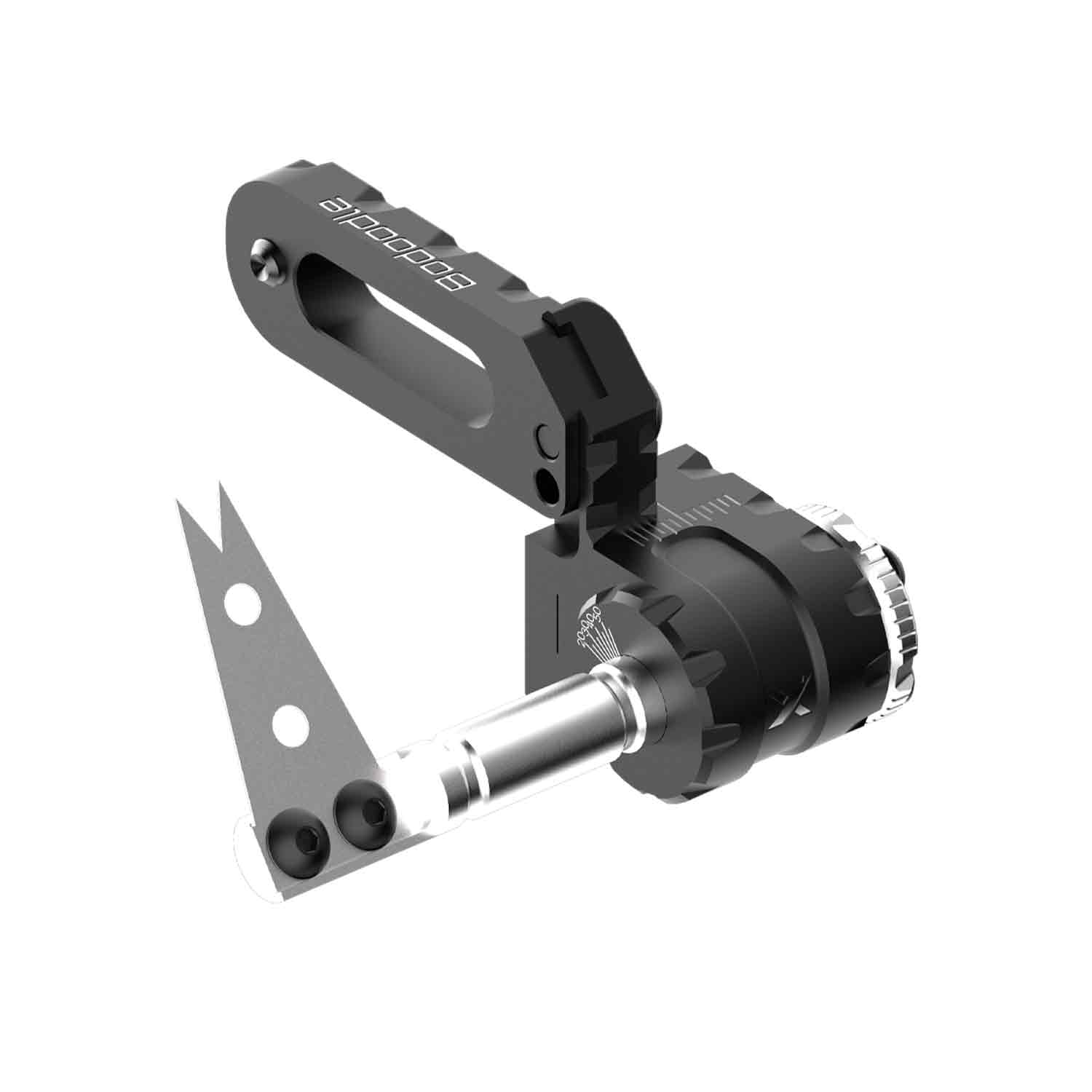 Bodoodle Zapper 400X Lanceur de flèche à trois lames pour droitier Noir Bodoodle Zapper 400X Lanceur de flèche à trois lames pour droitier Noir