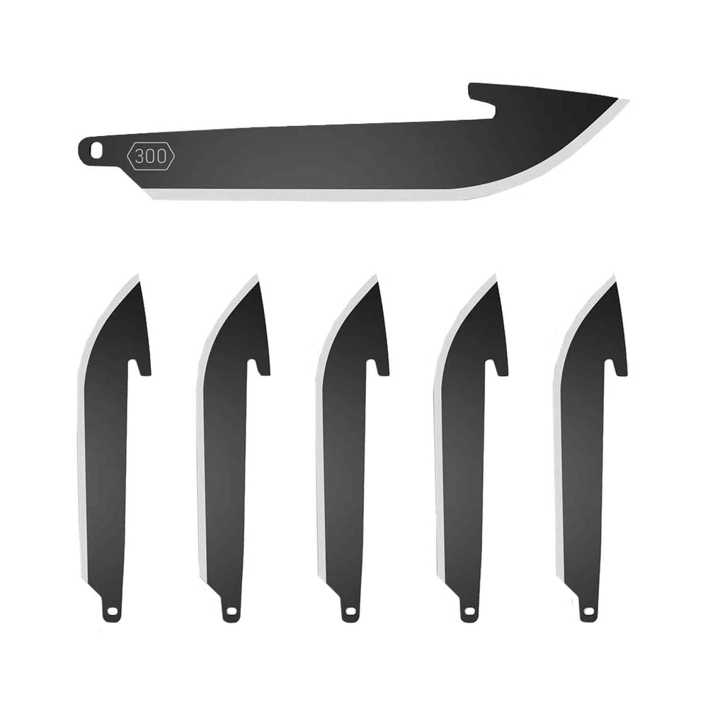 Outdoor Edge 300 Black Drop Point Blade Pack