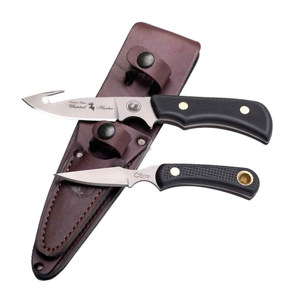 Knives of Alaska Trekker Whitetail and Cub Bear Combo Knife Set
