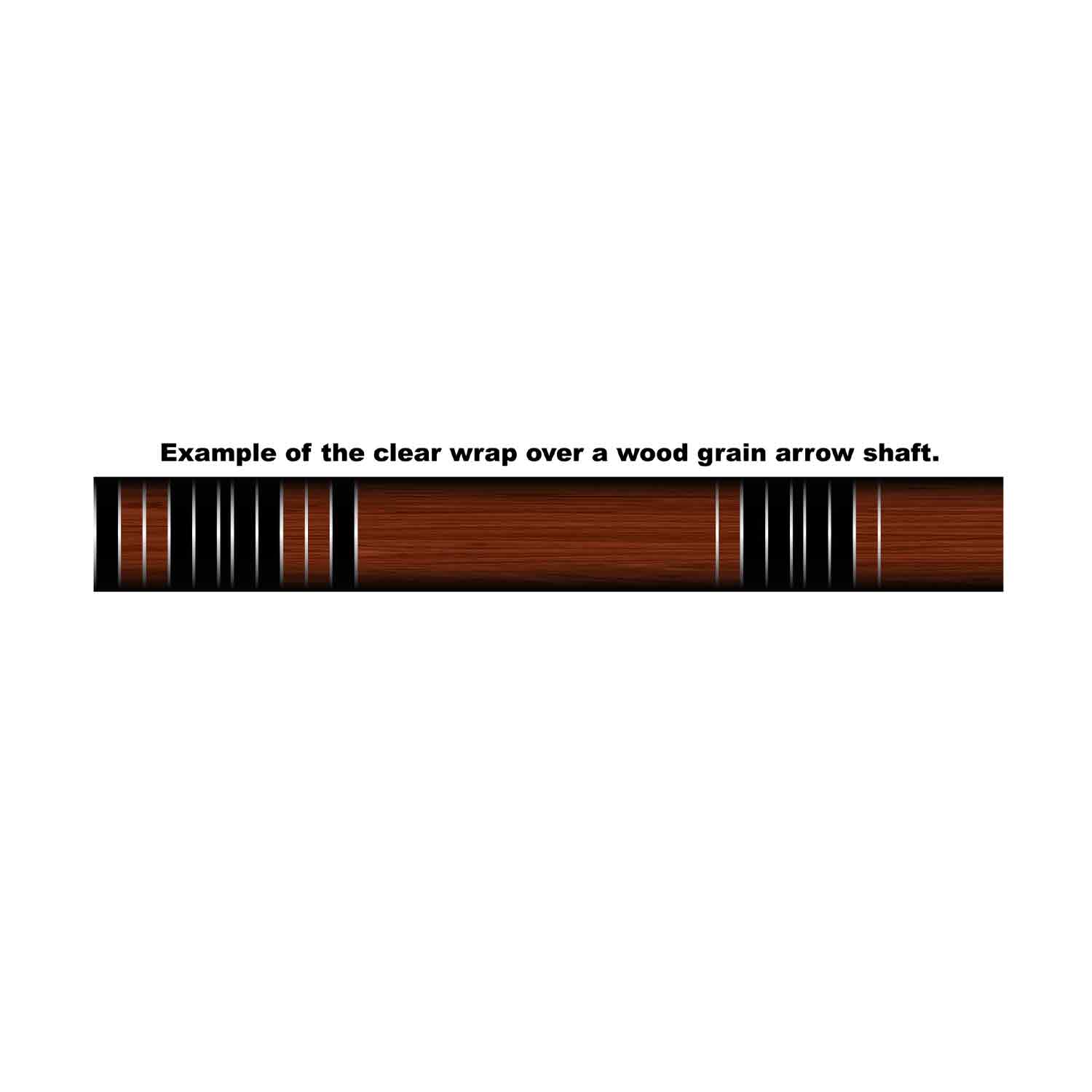 White Water Archery Clear Traditional 13 Arrow Wraps