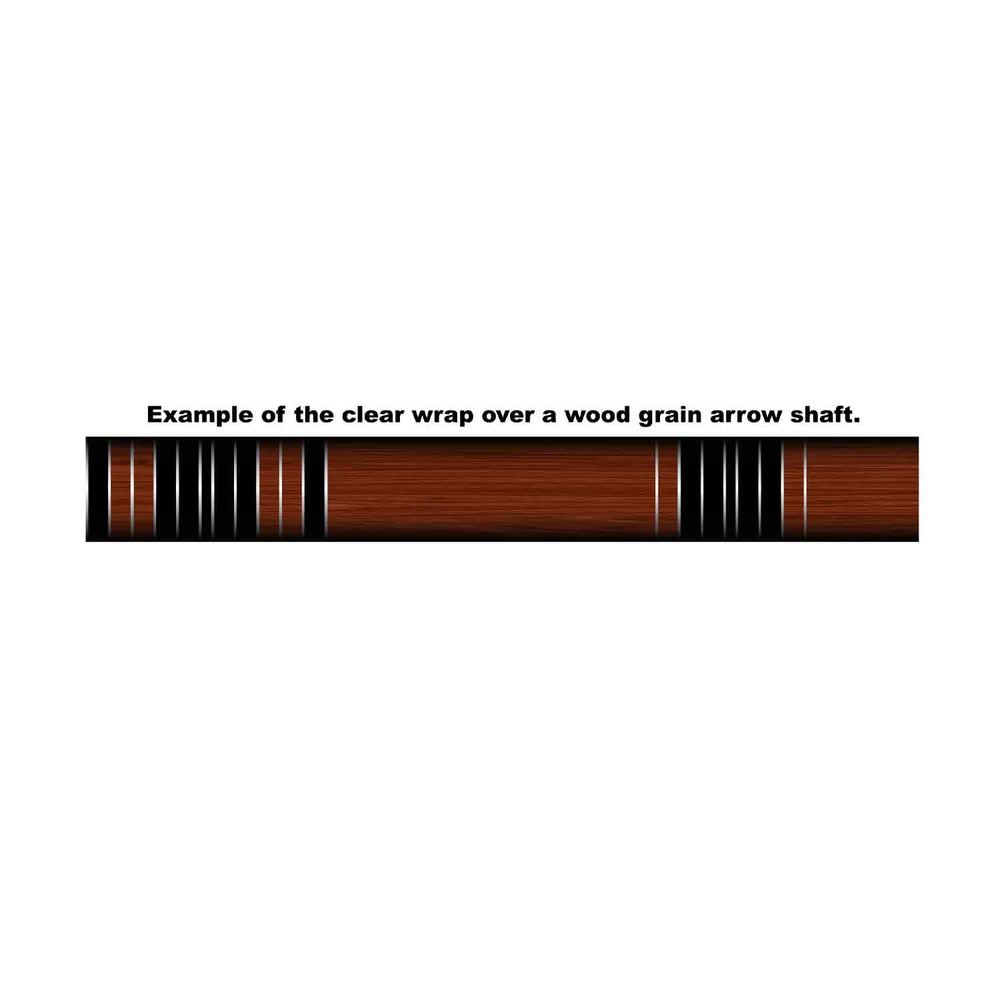 White Water Archery Clear Traditional 13 Arrow Wraps
