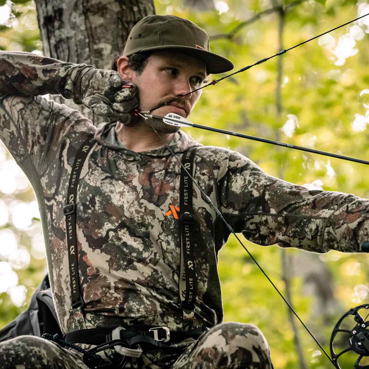 First Lite Men's Wick Hoody Specter Camo