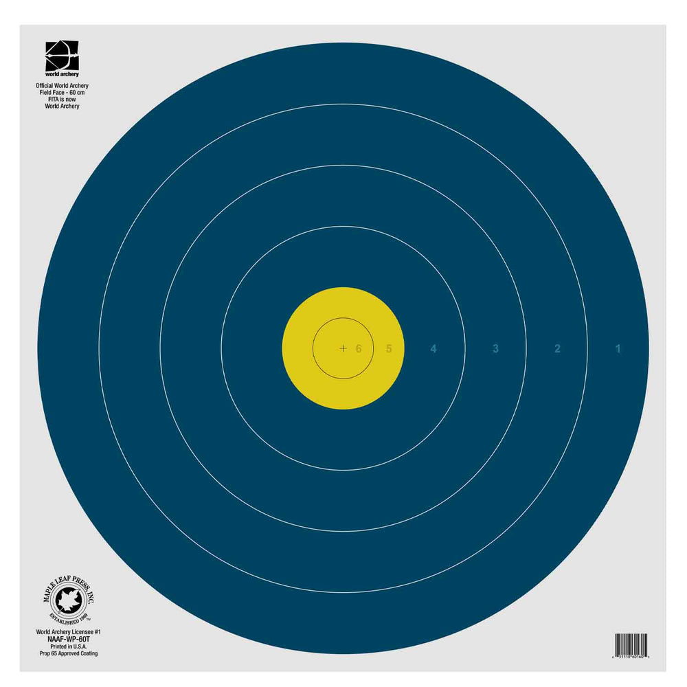 Maple Leaf World Archery Waterproof 60cm Target Face