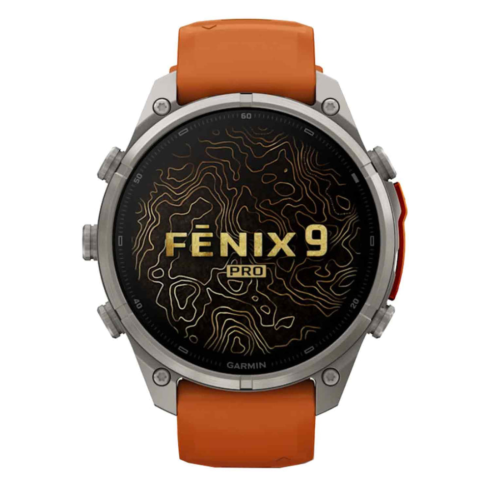 Garmin Fenix 9 Pro 47mm Titanium/Orange Smart Watch