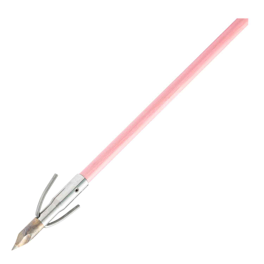 AMS Bowfishing Pink Fiberglass Arrow & Chaos Point