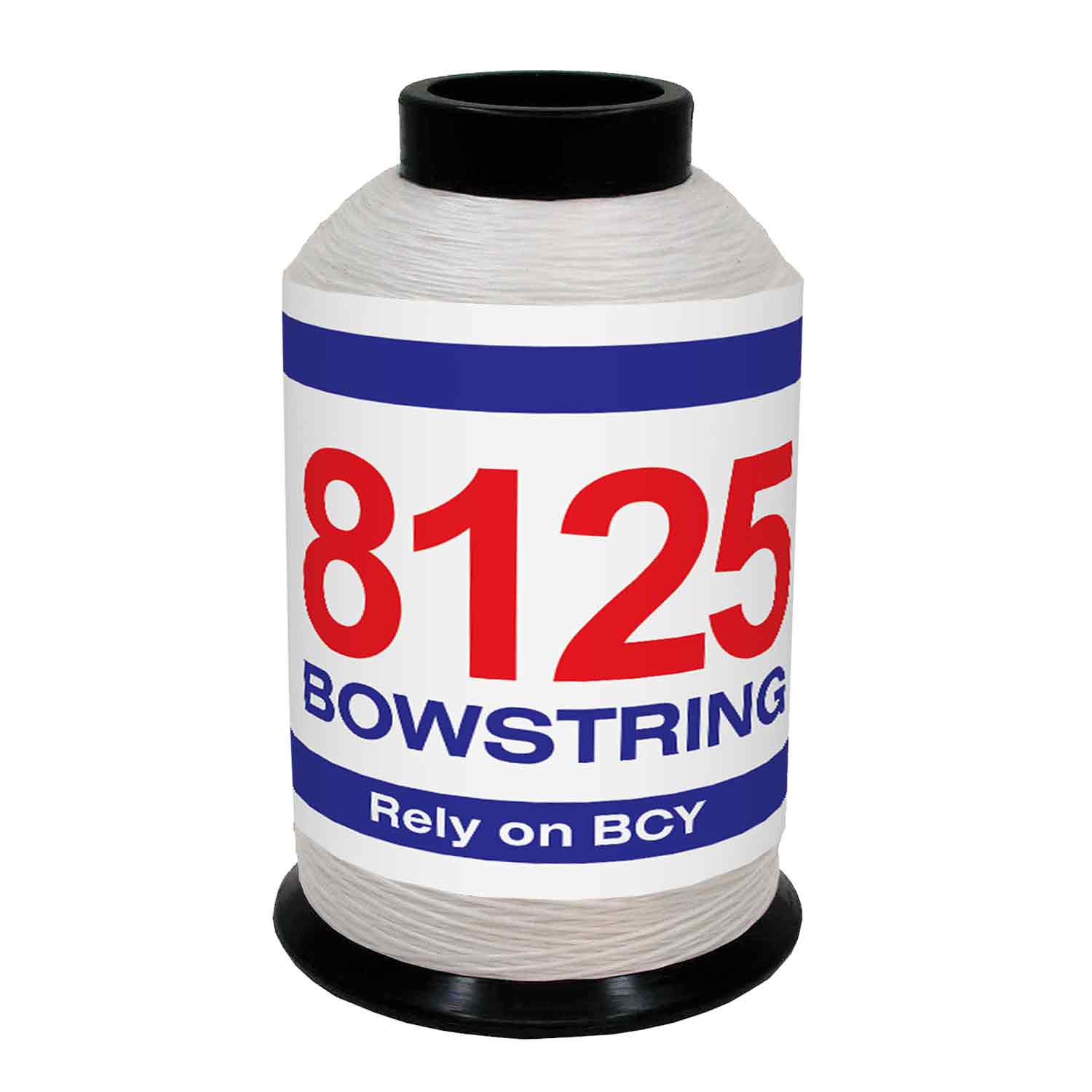 BCY 8125 String Material 1/8# (Black or White)