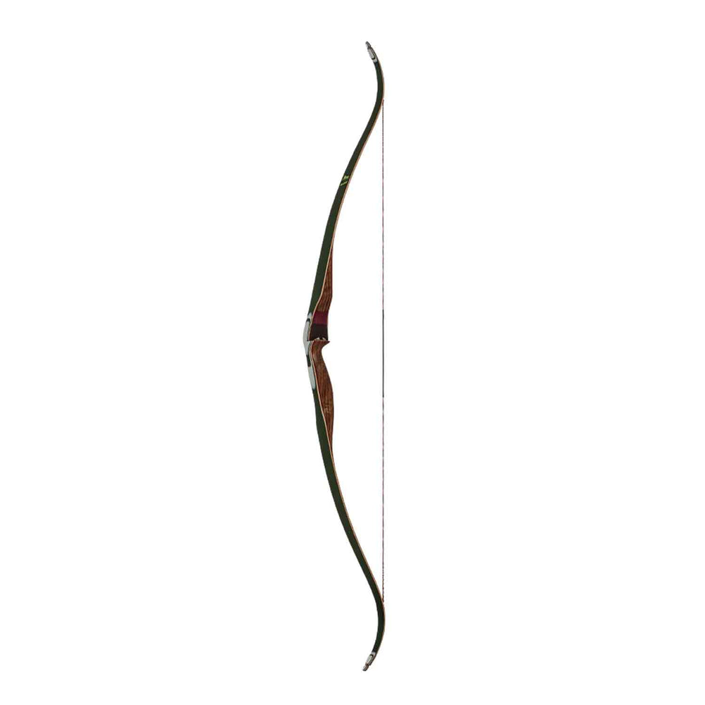 Bear Kodiak One-Piece Recurve Bow (Shedua/Purple Heart/Green Glass)