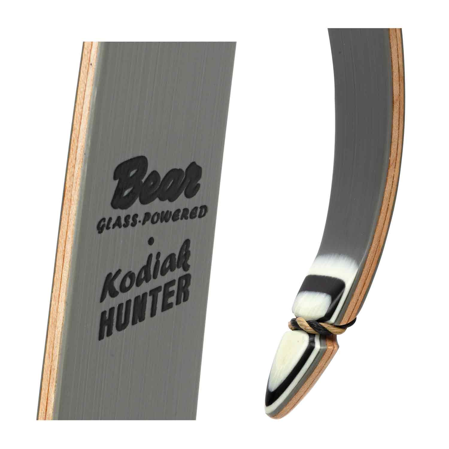 Bear Kodiak Hunter One-Piece Recurve Bow (Shedua/Gray)