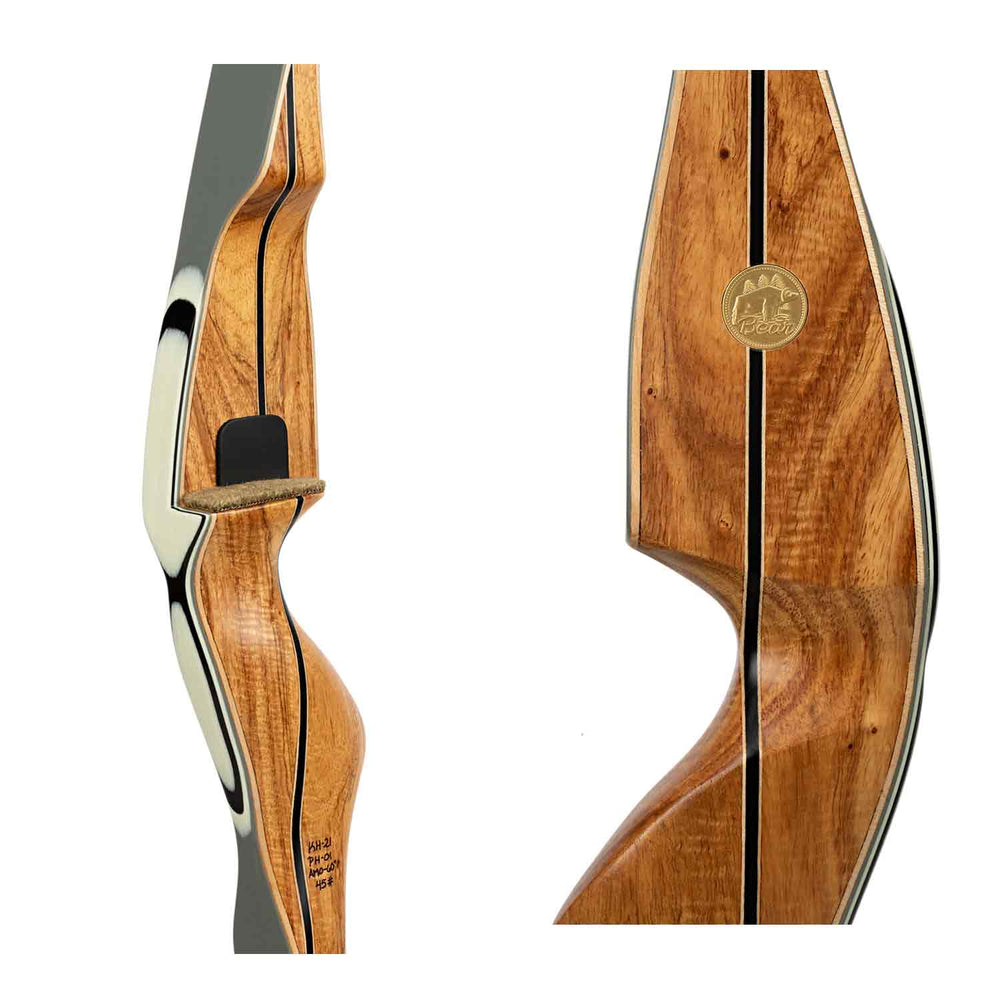 Bear Kodiak Hunter One-Piece Recurve Bow (Shedua/Gray)