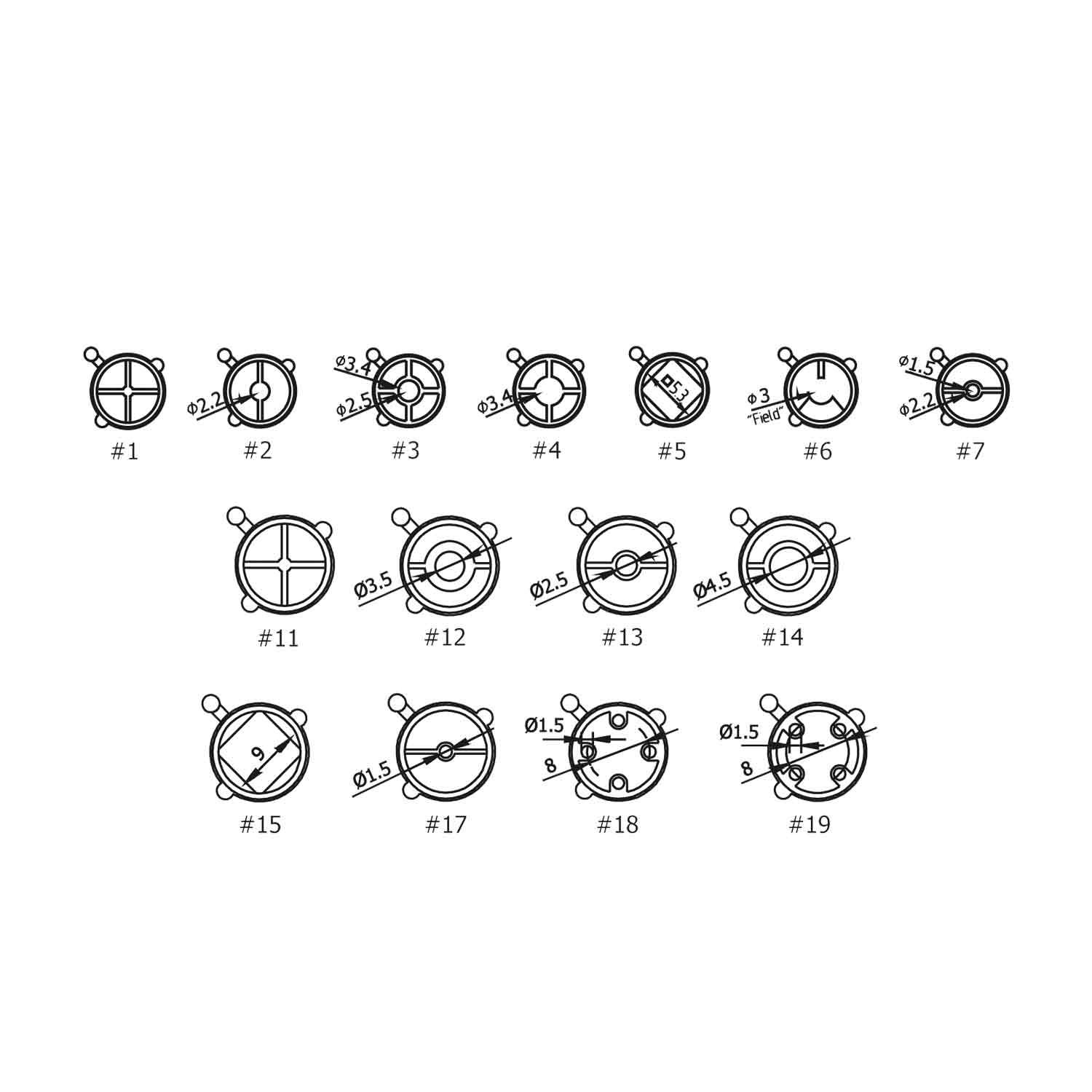 Beiter Sight Tunnel Inserts