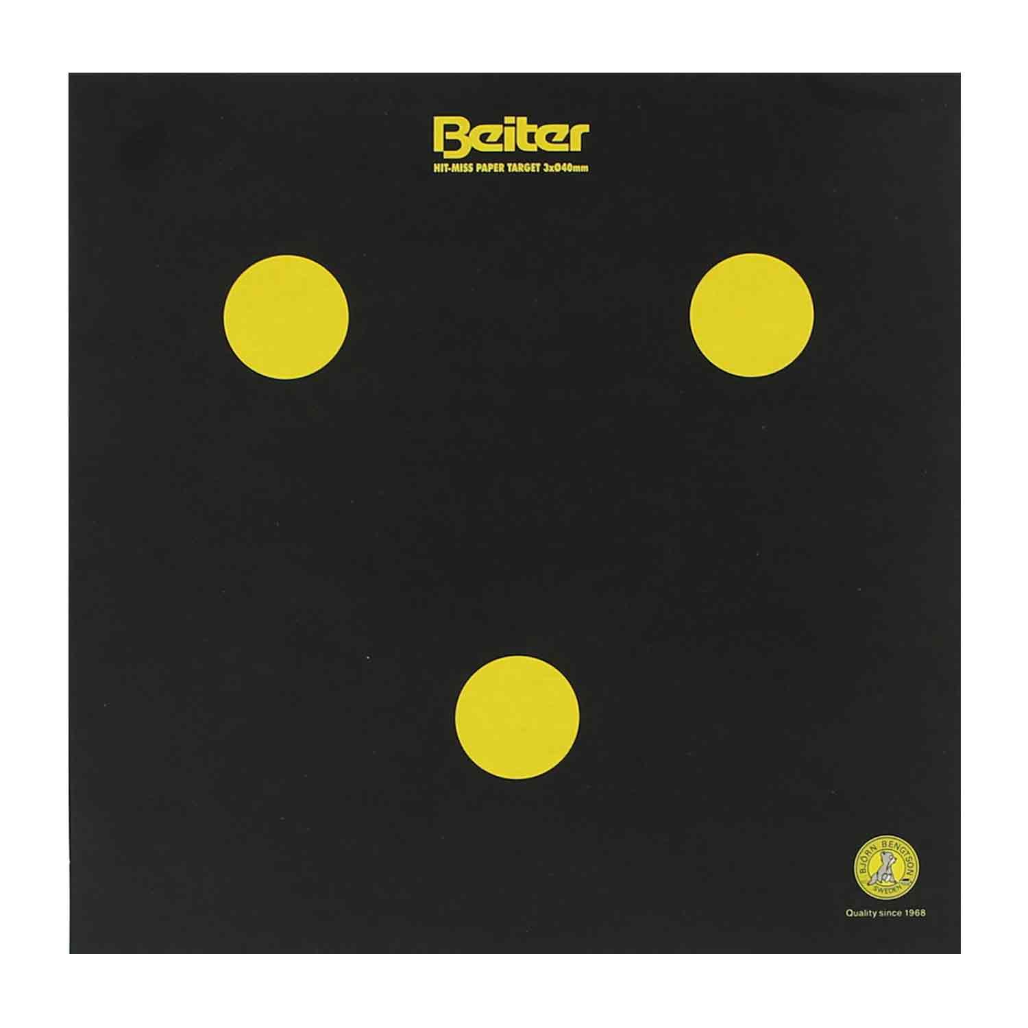 Beiter Hit-Miss Paper Target Face