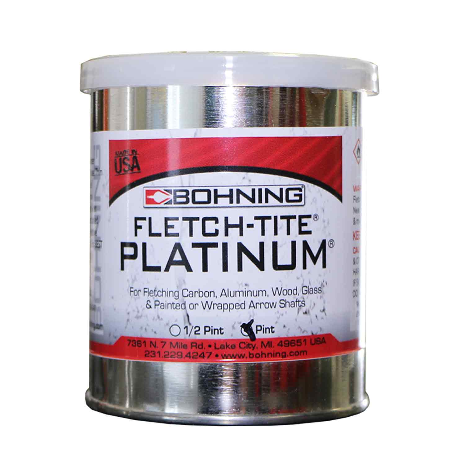 Bohning Fletch-Tite Platinum Glue (Pint Can)