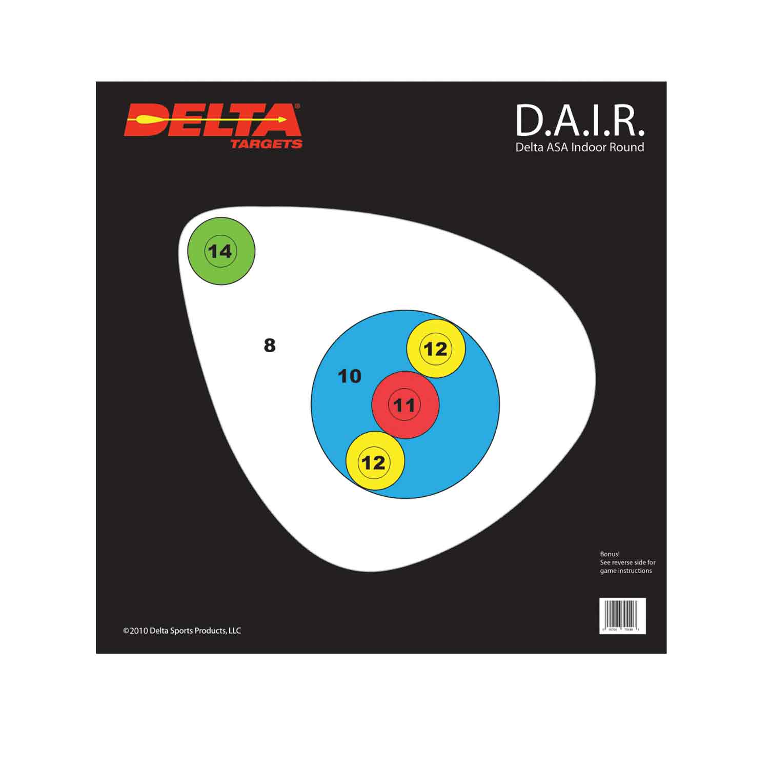 Asa Target Rings Delta McKenzie ASA Indoor 3D Paper Target Face – Lancaster Archery Supply