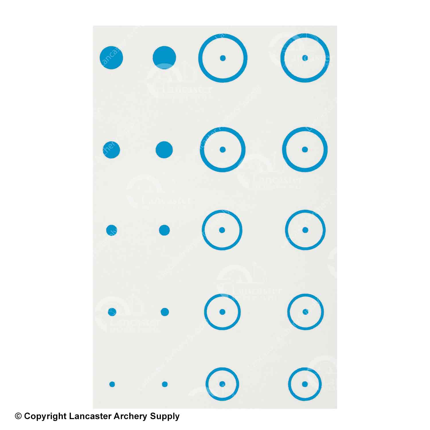 Gunstar Precision Target RubOn Aiming Reticles Lancaster Archery Supply